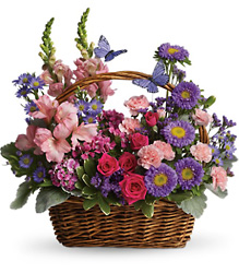 Country Basket Blooms from Westbury Floral Designs in Westbury, NY